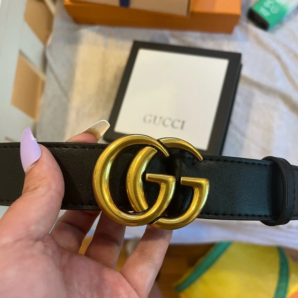 Gucci GG logo belt unisex 110cm